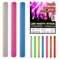 LED Party Stick / Stab 40 cm - 6 Effekte