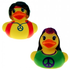 Gummi-Ente Hippie 5cm