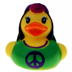 Gummi-Ente Hippie 5cm