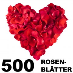 Rosenblätter rot 500 Stück