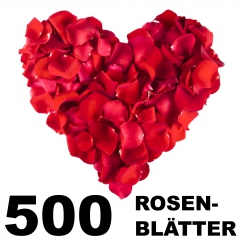 Rosenbltter rot 500 Stck