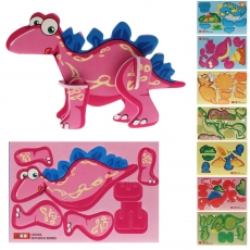 Puzzle 3D Dinos 10,5 x 7,5 cm