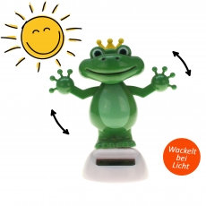 Solar-Figur Wackelfigur dancing frog 10 cm