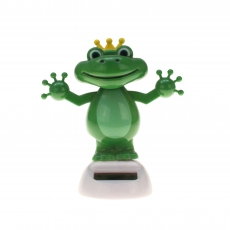 Solar-Figur Wackelfigur dancing frog 10 cm