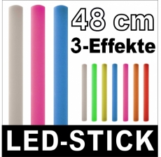 LED Party Stick / Stab 48 cm - 3 Effekte