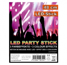 LED Party Stick / Stab 48 cm - 3 Effekte