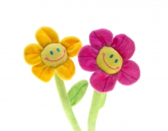 Plsch Blume mit Gesicht Anna 75 cm