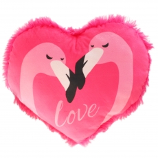 Plüsch Herz Flamingo-Love Pink 60 cm