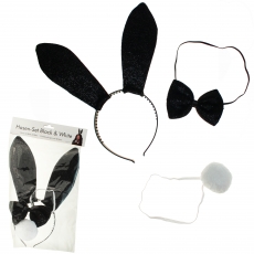Kostüm Bunny-Set 3-teilig