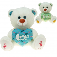 Pl�sch B�r mit Herz Summer 25cm