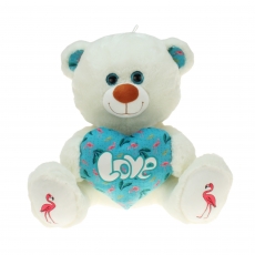 Pl�sch B�r mit Herz Summer 25cm