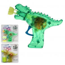 Seifenblasenpistole Dino mit LED