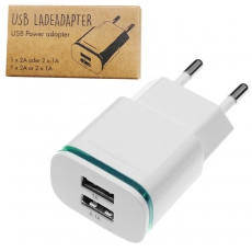 USB Ladeadapter  2 USB