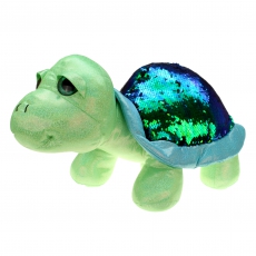Plüsch Schildkröte mit Pailletten Shiny 45 cm