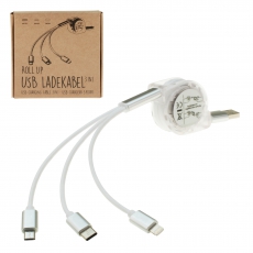 COOL Roll-Up Ladekabel 3 in 1