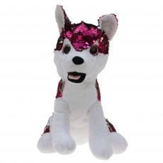 Pailletten Husky Hubert 32cm