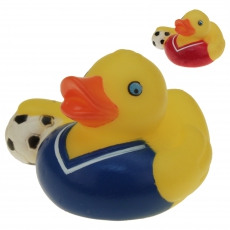 Gummi-Ente Fuball 5cm