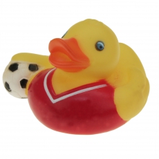 Gummi-Ente Fuball 5cm