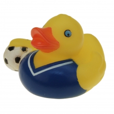 Gummi-Ente Fuball 5cm