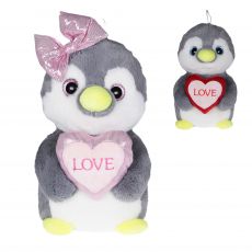 Plüsch Pinguin mit Herz Couple 40cm