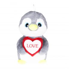 Plüsch Pinguin mit Herz Couple 80cm