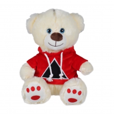 Pl�sch B�r mit Hoodie GEO 20cm