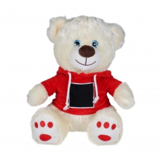 Pl�sch B�r mit Hoodie GEO 20cm