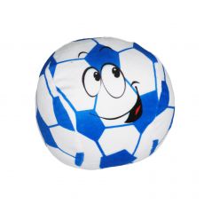 Plsch Fuball mit Gesicht, 6-fach sort. 11cm