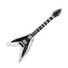 Aufblasbare Luftgitarre Black & White 100 cm