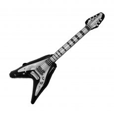 Aufblasbare Luftgitarre Black & White 100 cm