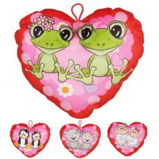 Herz mit Liebes-Tieren 15cm
