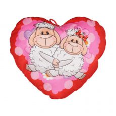 Herz mit Liebes-Tieren 15cm