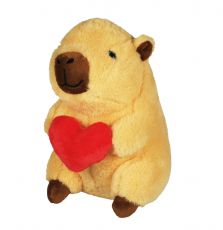 Plsch Capybara mit Herz 20cm