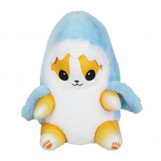 Plsch Katze mit Haikostm 28cm