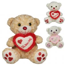 Pl�sch B�r mit Herz Curly 28cm