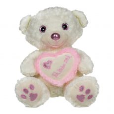 Pl�sch B�r mit Herz Curly 28cm