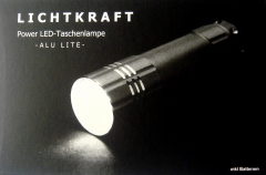 Taschenlampe in Box Lichtkraft Alu Lite Titan 9 LEDs