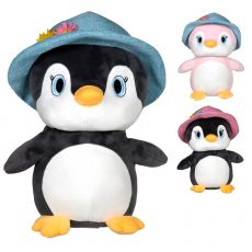 Pl�sch Pinguin mit Hut 30cm