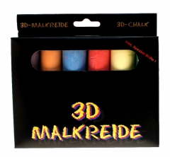 3D Kreide-Set inkl. Brille