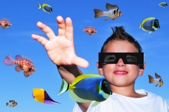 3D Kreide-Set inkl. Brille
