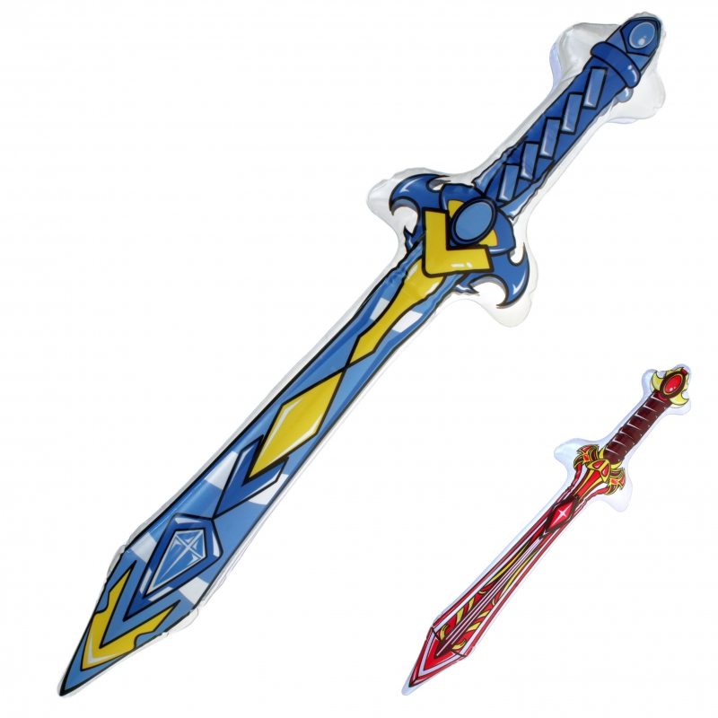 Ritterschwert Aufblasbares Schwert 70 cm Kurzschwert Säbel aufblasbar Waffe 