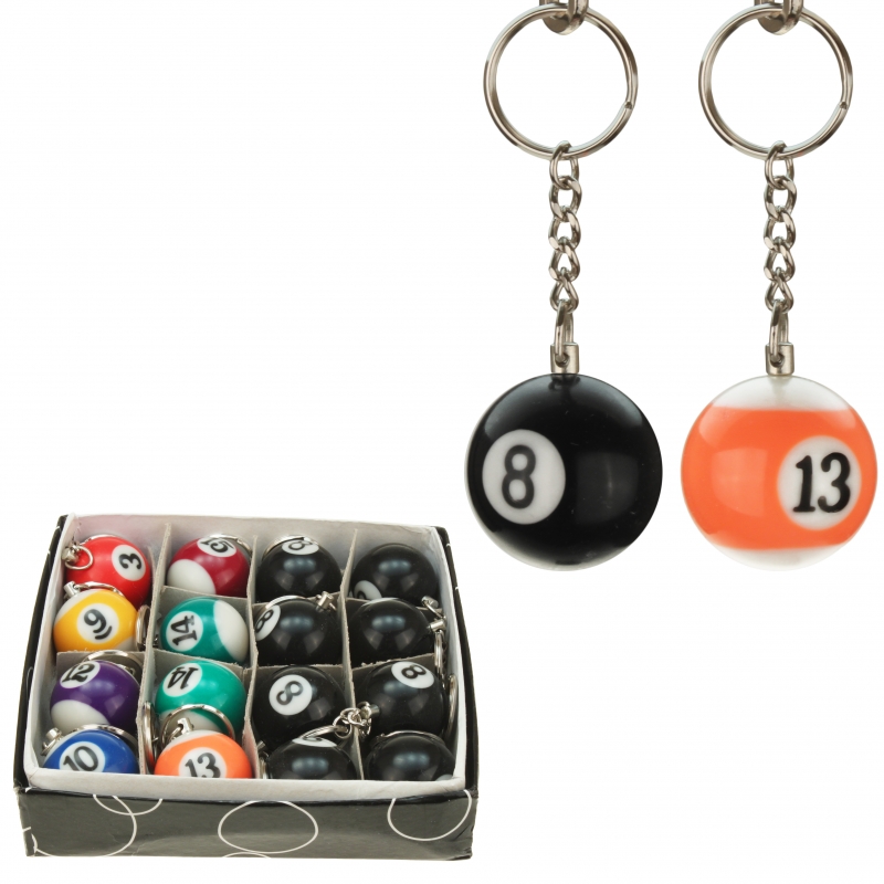 Billardkugel Wunschfarbe Billard Schlüsselanhänger NEU 