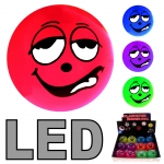 LED Flummi Smiley 55mm