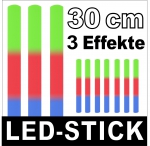LED Party Stick / Stab 30 cm - 3 Effekte