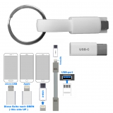 USB Ladekabel an SK  3 in 1  nur wei