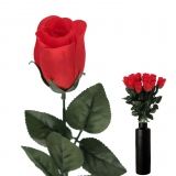 Kunstblume Rote Rose - Baccara 60cm