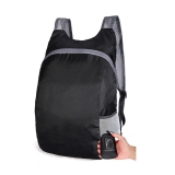 Faltbarer Rucksack schwarz