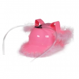 Trinkhelm Pink Lady mit Federrand