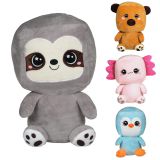 Pl�sch Tier-Mix Quadratkopf 45 cm