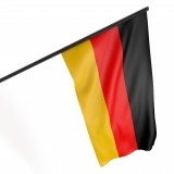 Fahne Deutschland 45 x 30 cm